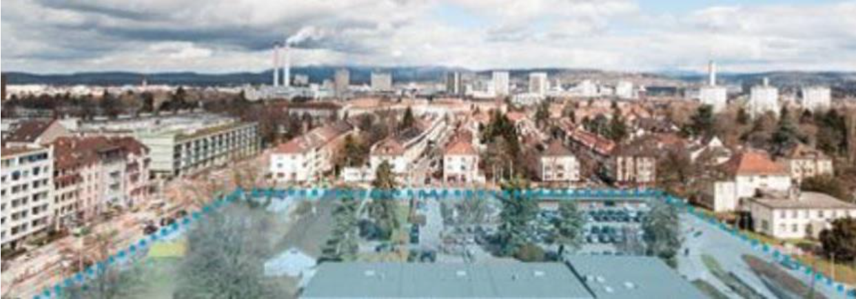 Blick auf das Gelände des Felix Platter-Spitals, das der Kanton städtebaulich weiterentwickeln will.