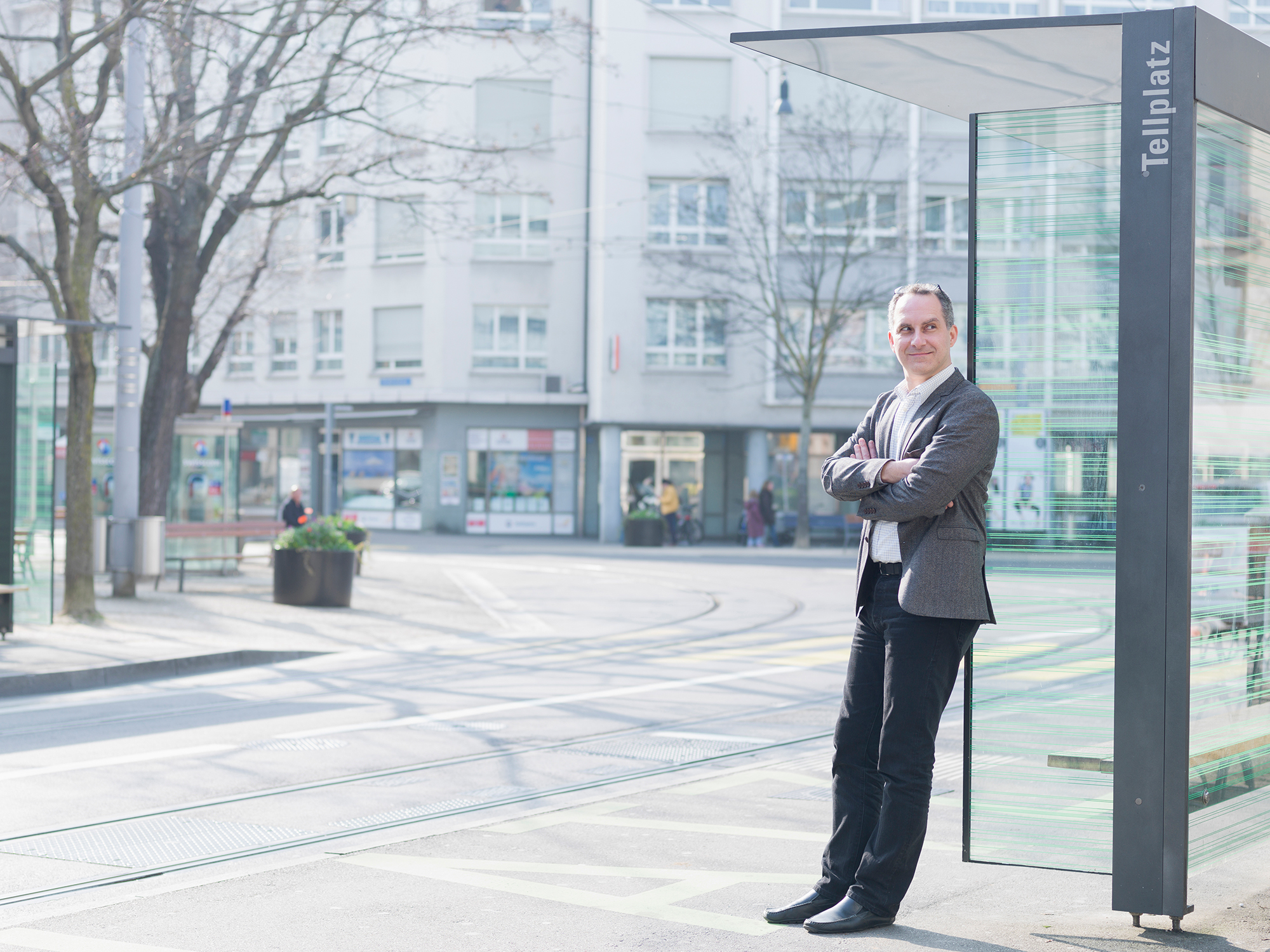 Cristofero Graziano von der Quartierkoordination Gundeldingen: «Entscheidend sind Treffpunkte, wo die verschiedensten Menschen aufeinandertreffen können.»