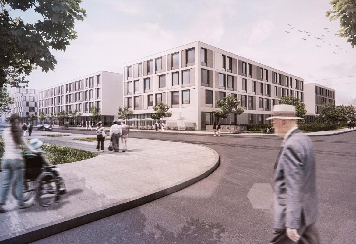 So soll der Neubau des Felix-Platter-Spitals künftig aussehen.