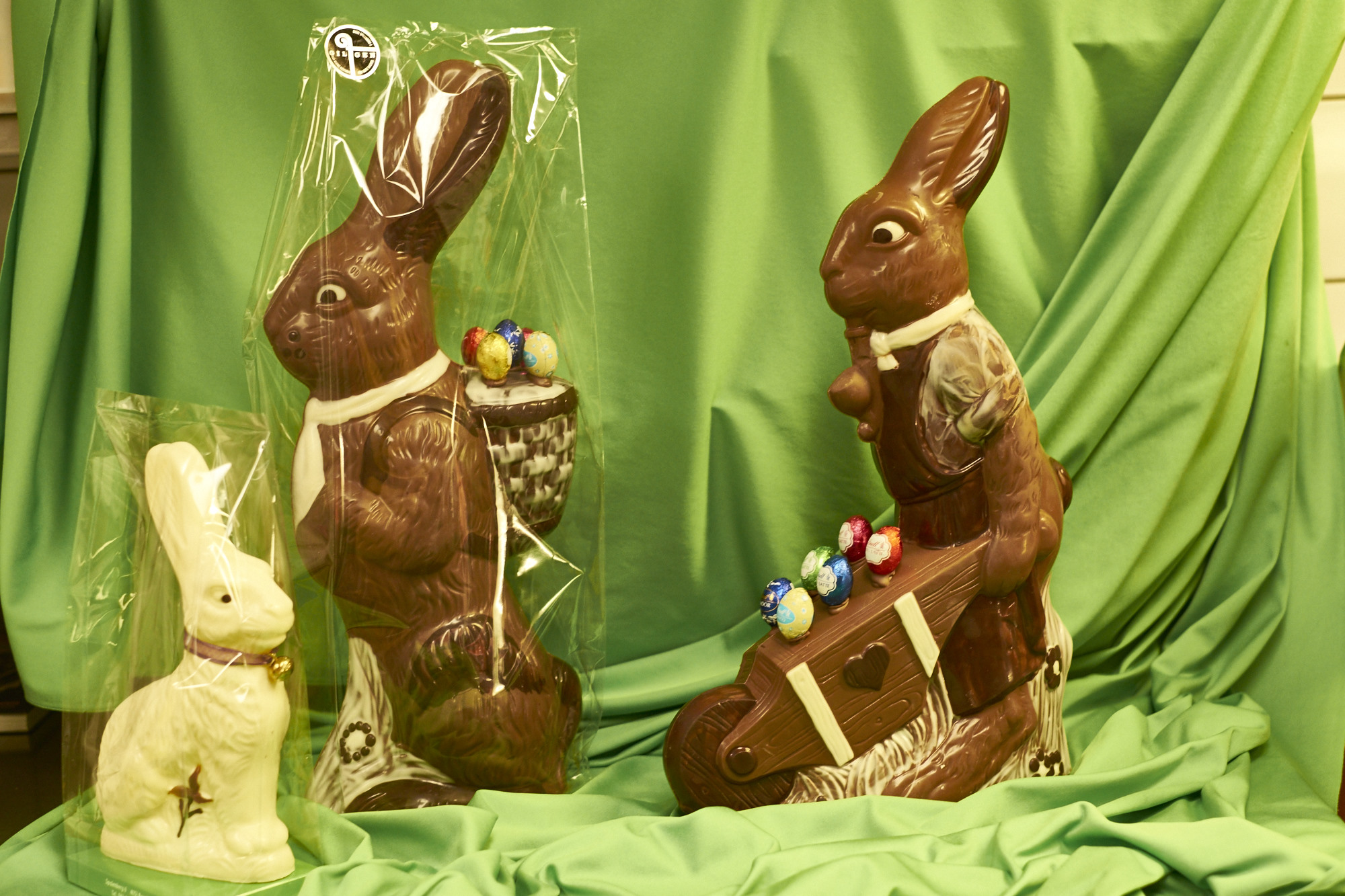 Der männliche Osterhase der Confiserie Gilgen.