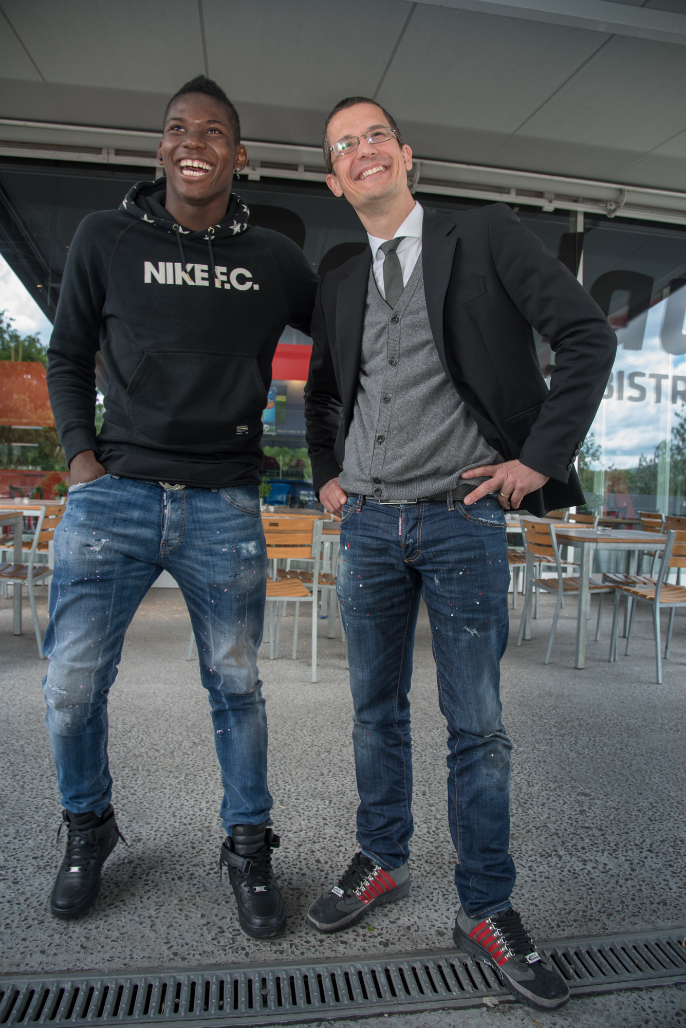 Breel Embolo und Pascal Naef