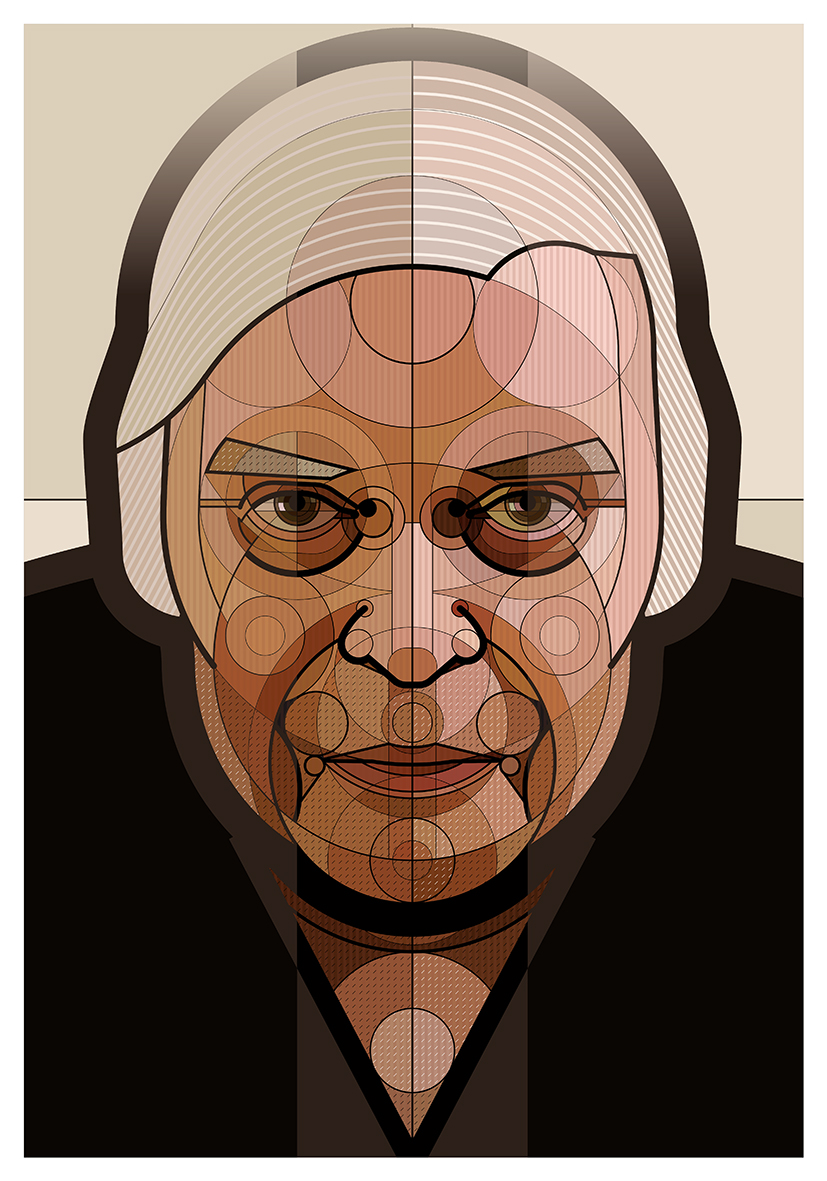Klar zu erkennen: H.R. Giger.