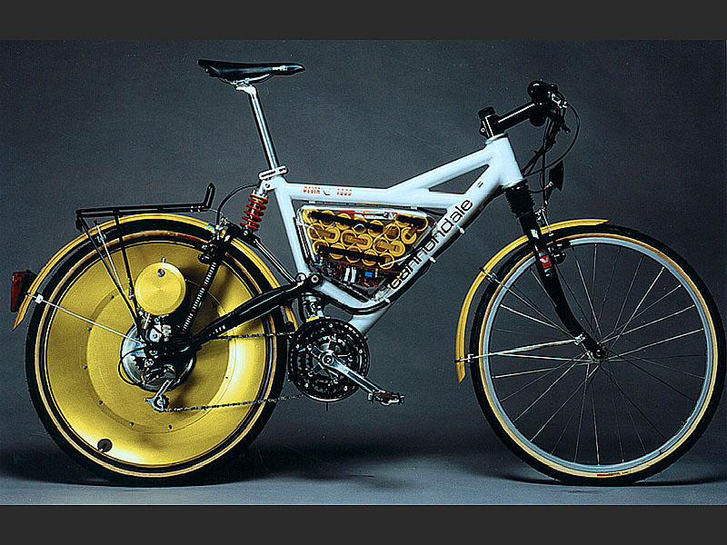 Von den Anfängen: Eines der ersten E-Bikes, die Michael Kutter gebaut hat.