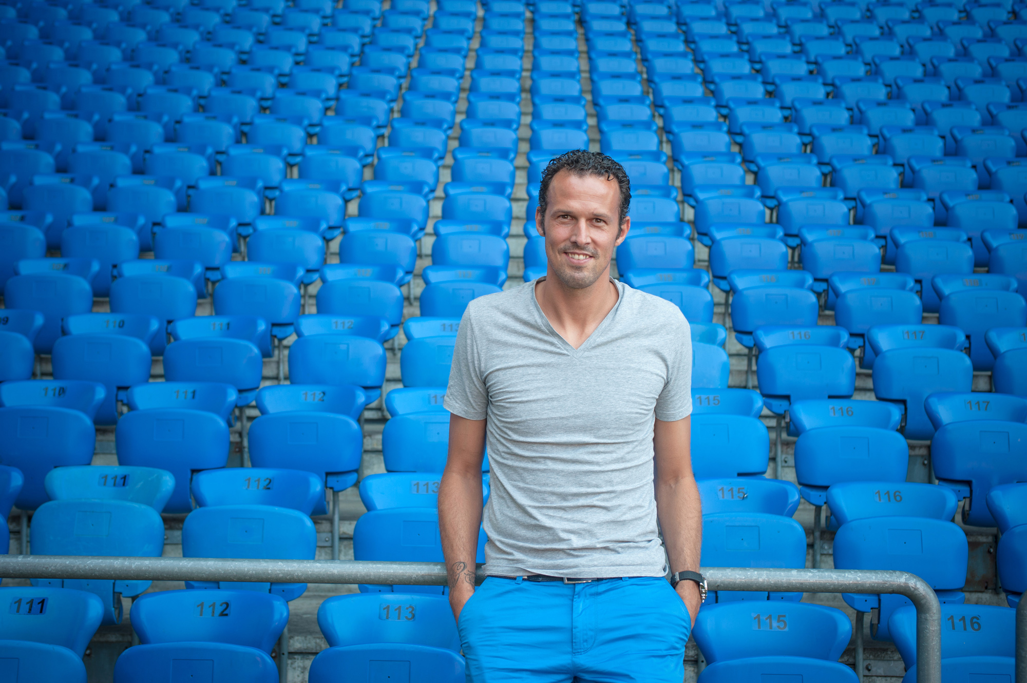 Marco Streller, Captain des FC Basel, St. Jakob Stadion, Basel am 4.09.2014