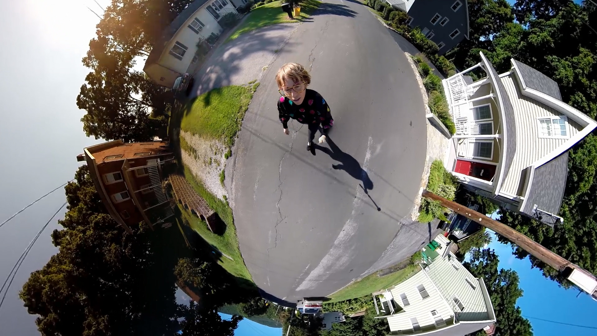 Filmte sich selbst aus mehreren Perspektiven: «Air on the Go» von Kristin Lucas.