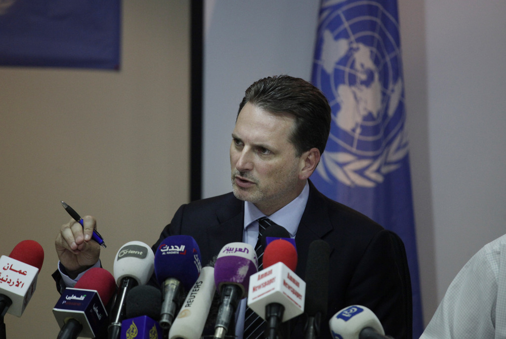 Umgegeben vom Leid der Palästinenser: Pierre Krähenbühl leitet das Unrwa.