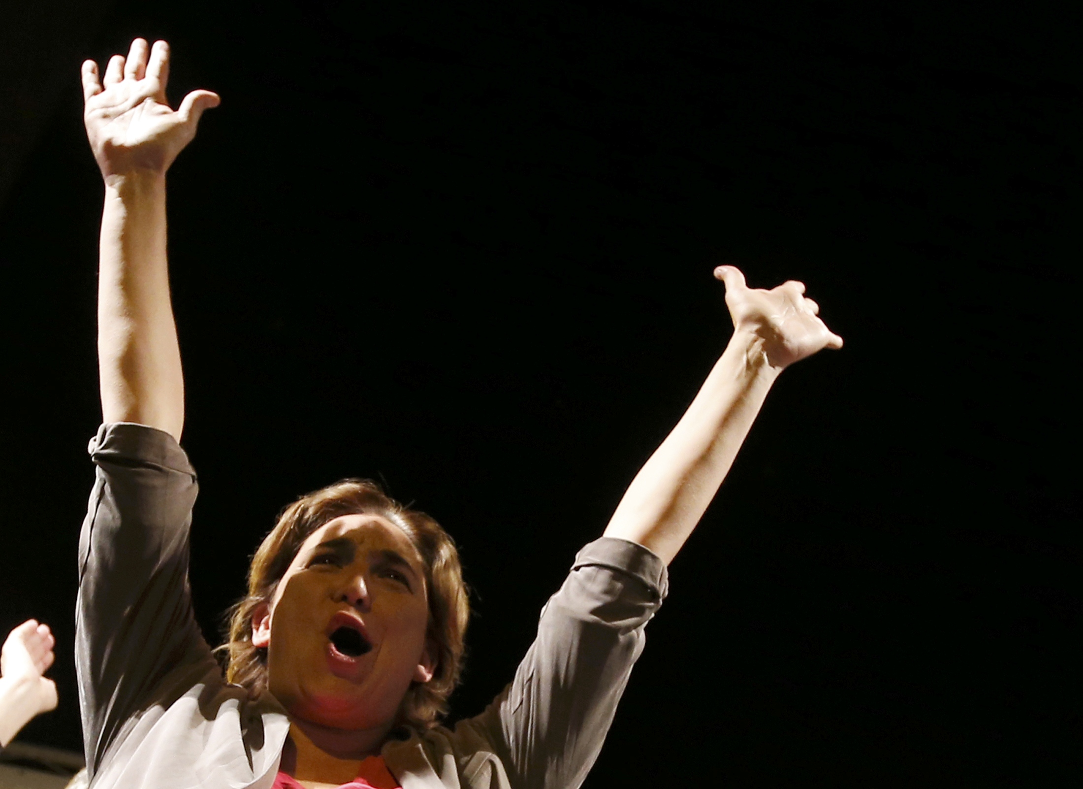 Ada Colau, leader and local candidate of 