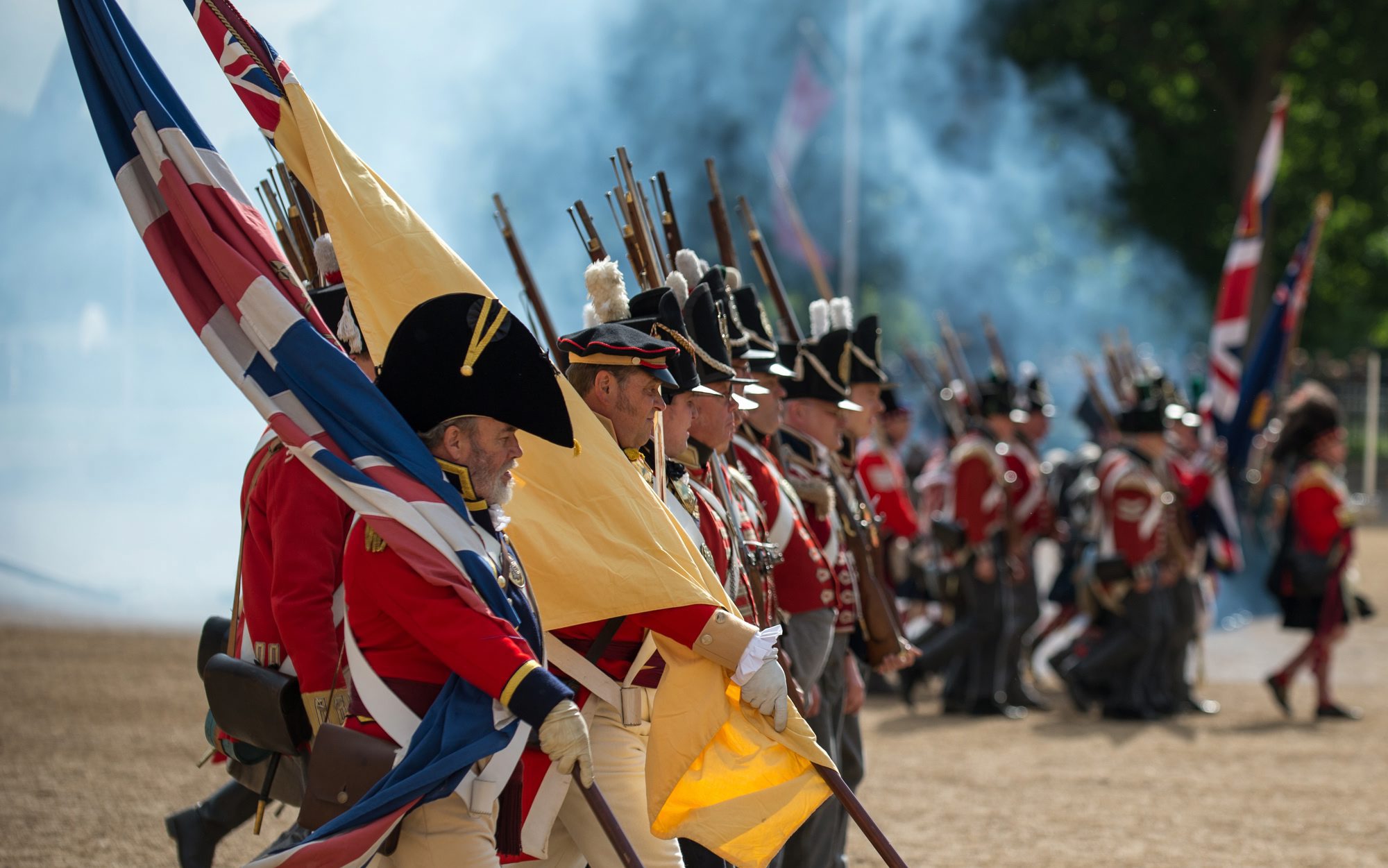 Unterhaltend, aber mit den Schlachten von damals hat Reenactment wenig zu tun.