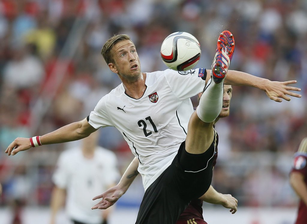 Marc Janko im Dress des österreichischen Nationalteams: 46 Mal hat er für die Landesauswahl gespielt und dabei 21 Tore erzielt.