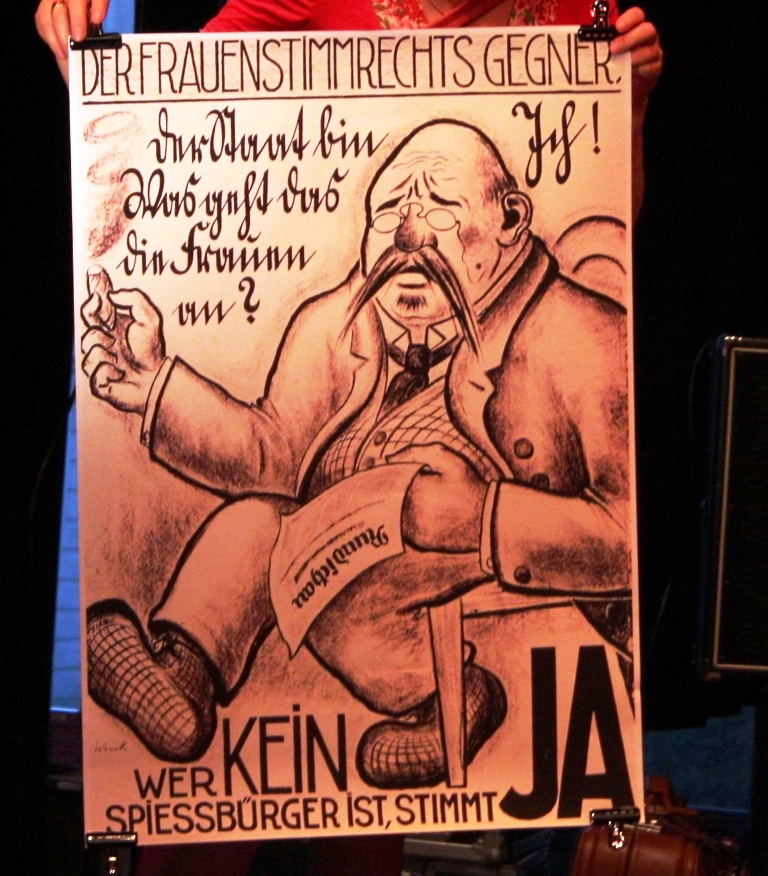 Wahlwerbung damals: Dieses Wahlplakat anlässlich einer Abstimmung vom 15. Mai 1927 stammt von Willi Wenk.
