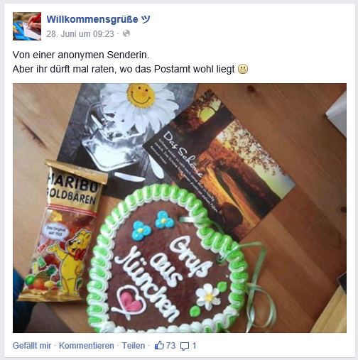 Grüsse an die Flüchtlingsunterkunft Freital: Aufgrund einer Facebook-Seite schicken viele Nutzer Post dorthin.