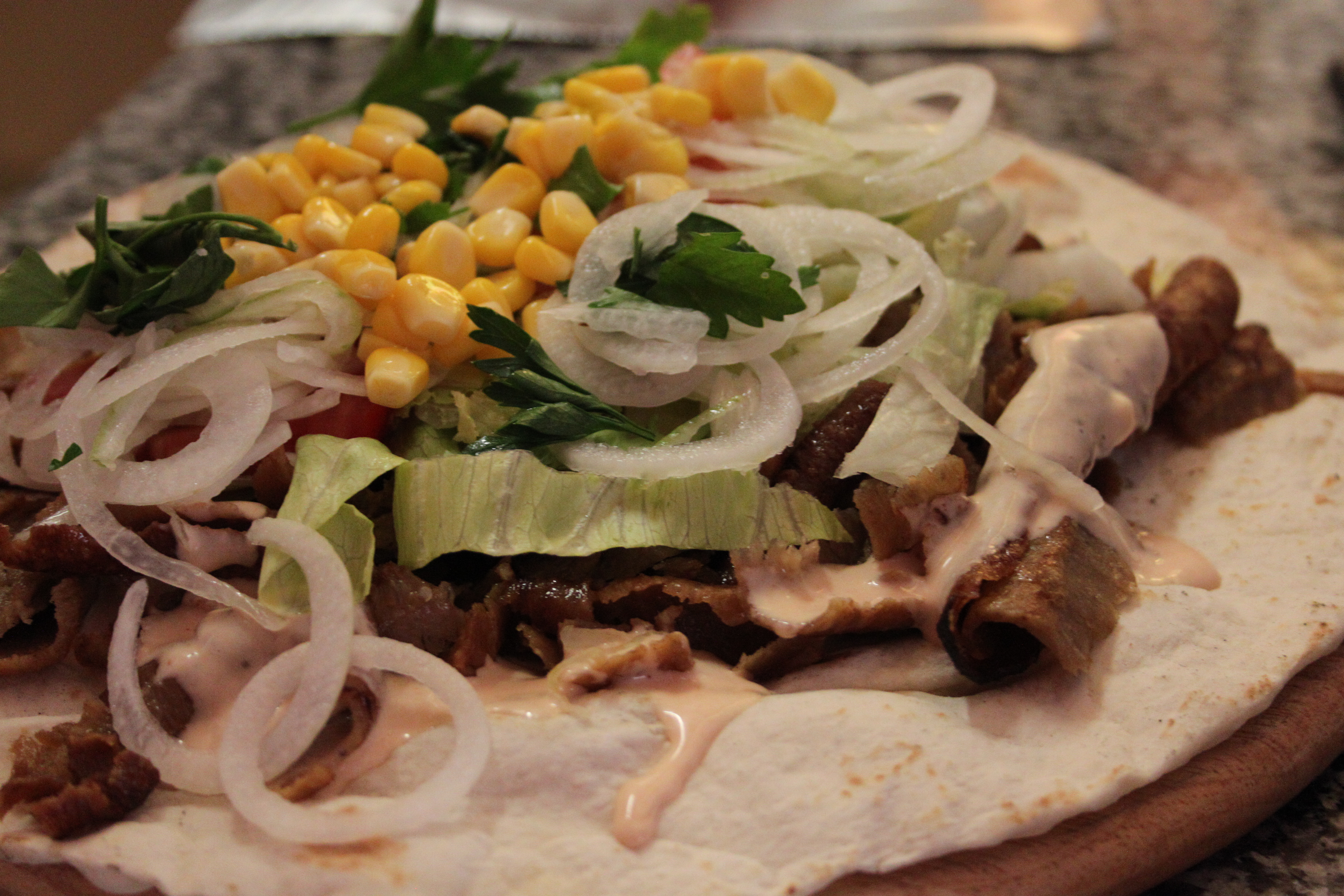 Auch ein echter Isbilir-Döner. Dieser stammt aus der Feldbergstrasse 89.
