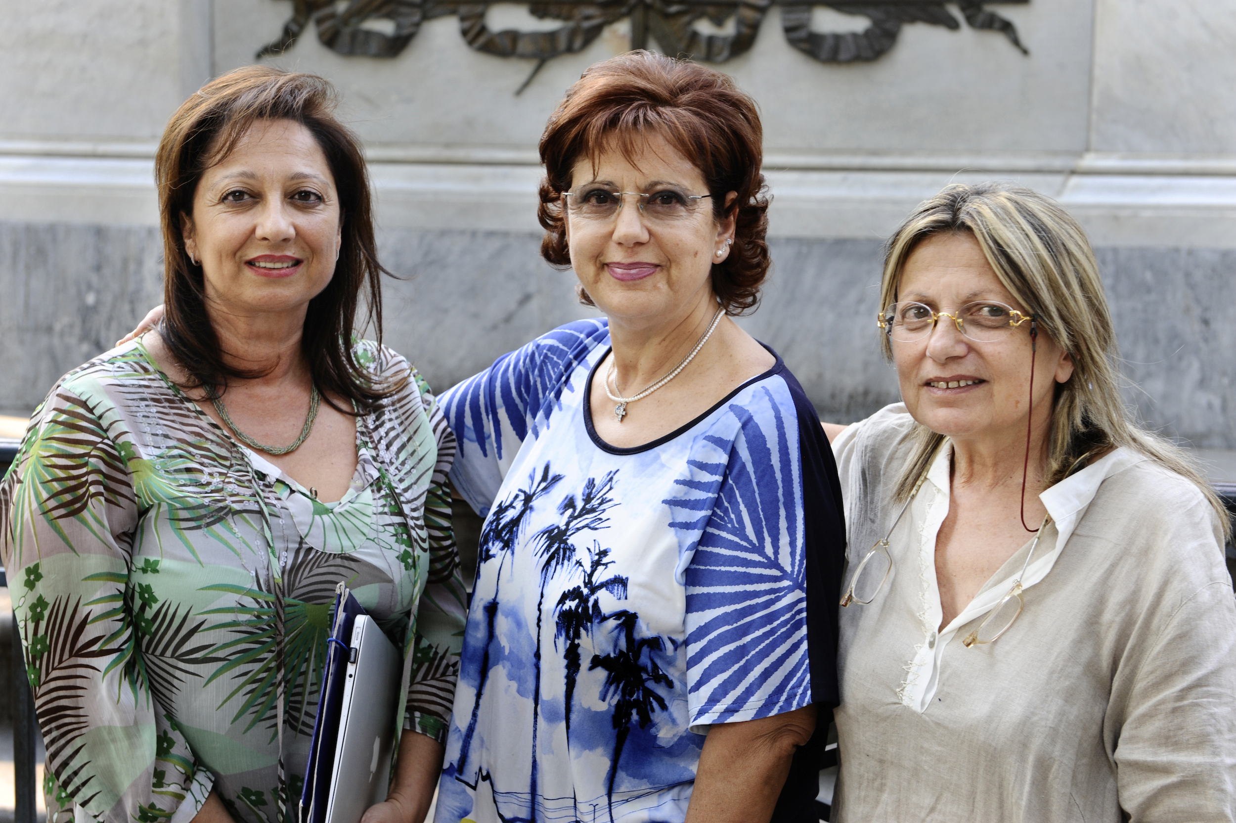 Die Töchter der Madonna: Anna Arecchia, Marta Mancusi und Maria Virginia Volpe (von l. nach r.)