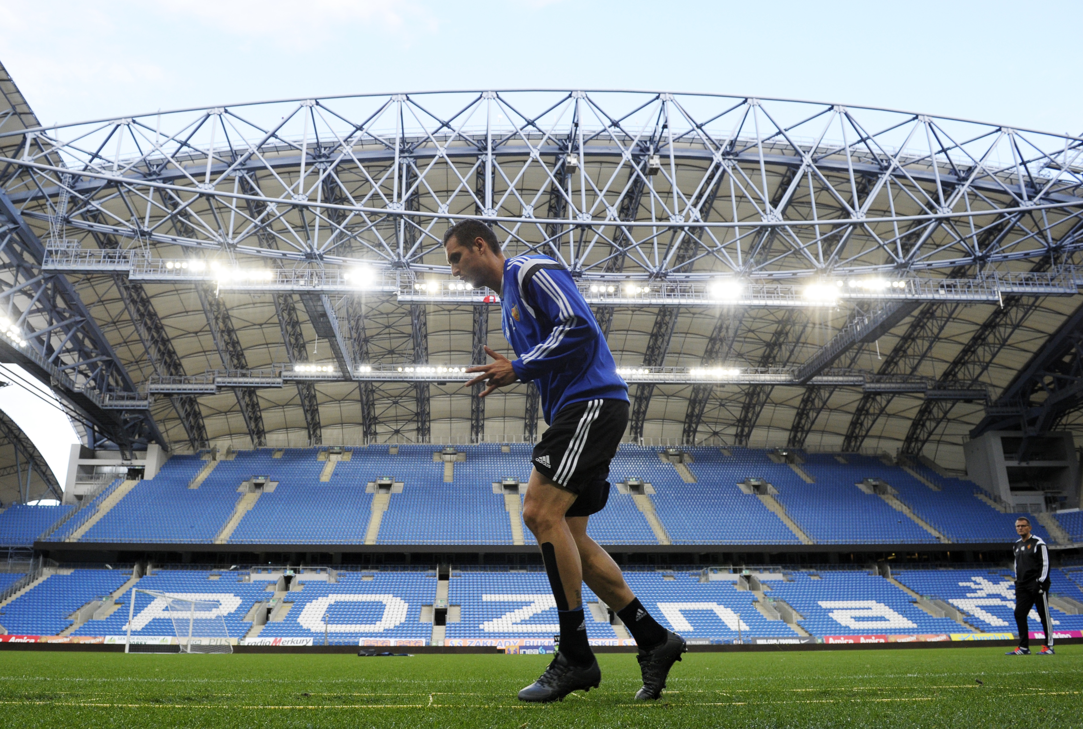 28.07.2015; Poznan; Fussball Champions League Qualifikation; Zdravko Kuzmanovic (FC Basel) trainiert in Poznan; (Steffen Schmidt/freshfocus)