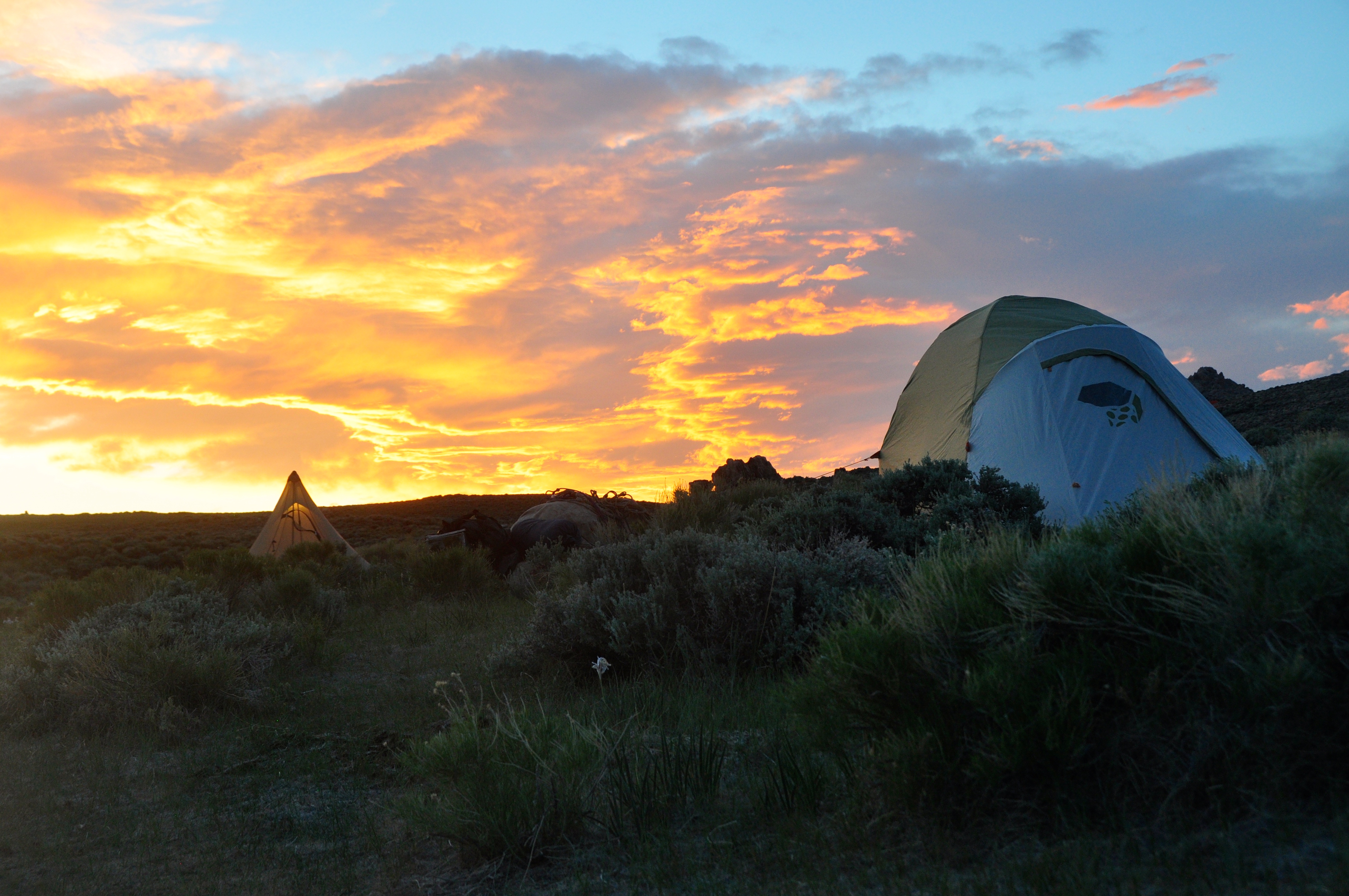 Sonnenaufgang in Wyoming, USA.