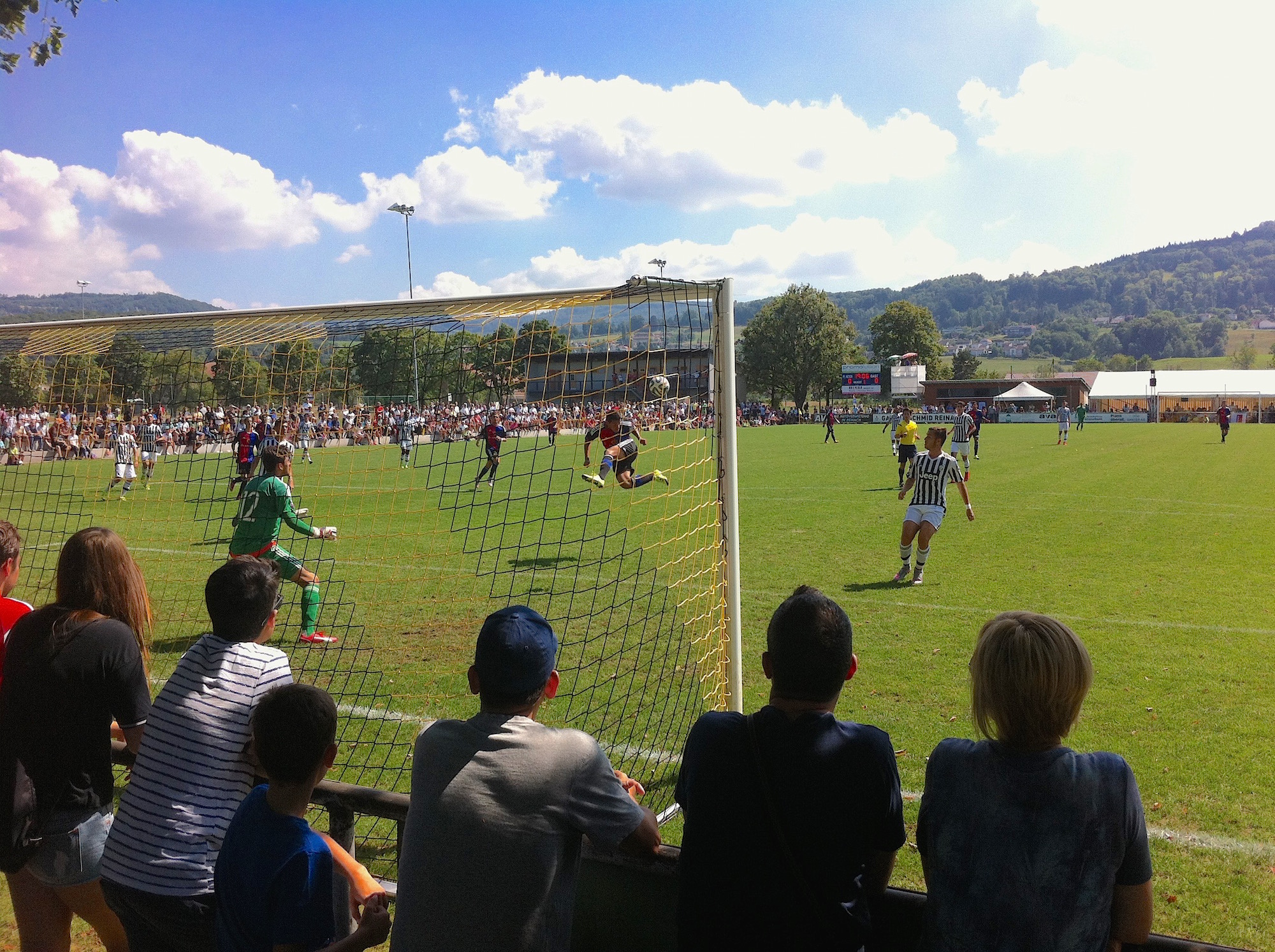 FC Aesch, U19-Juniorenturnier, 2015, Endspiel FC Basel gegen Juventus Turin