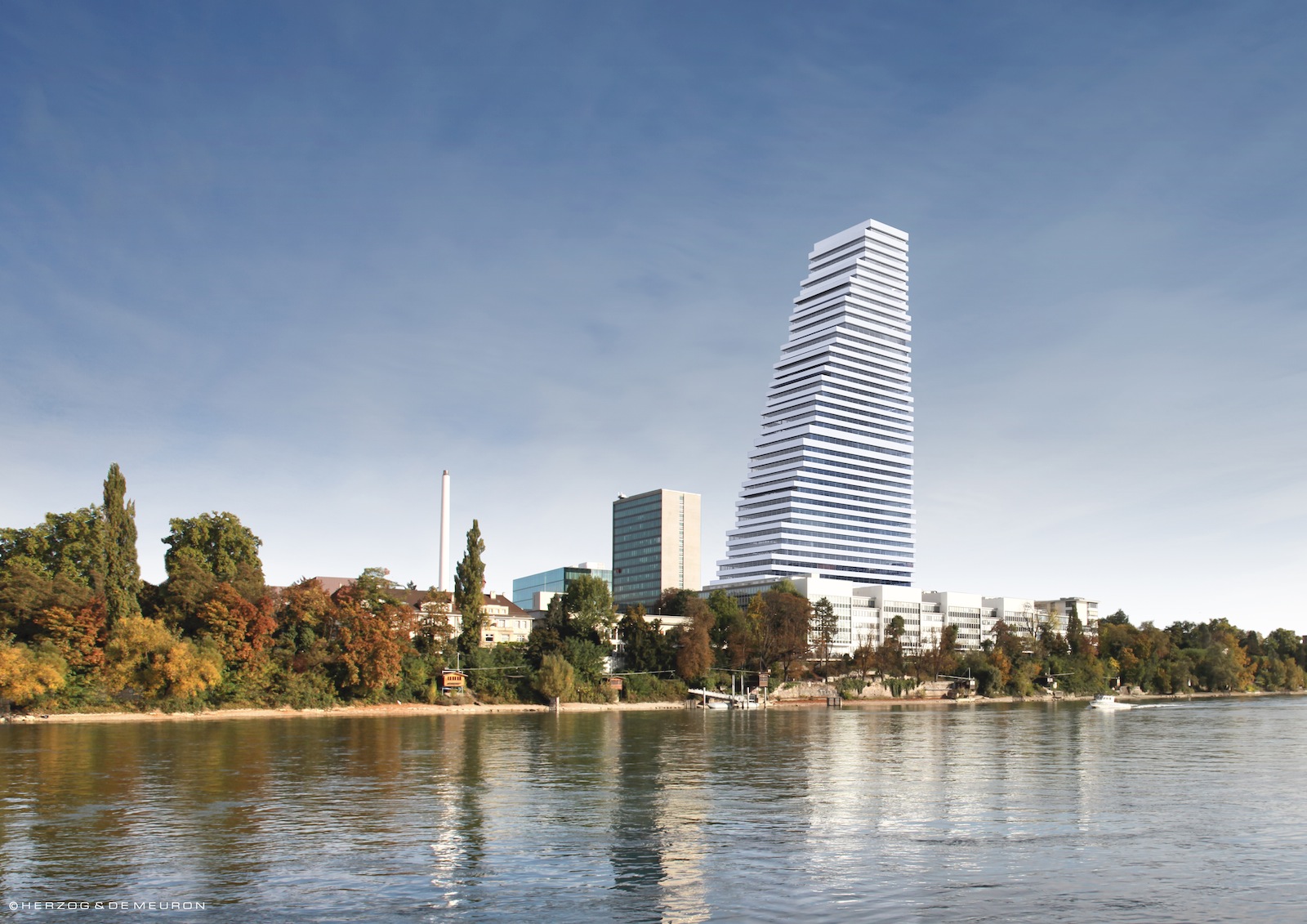 Das geplante B¸rogeb‰ude 'Bau 1'