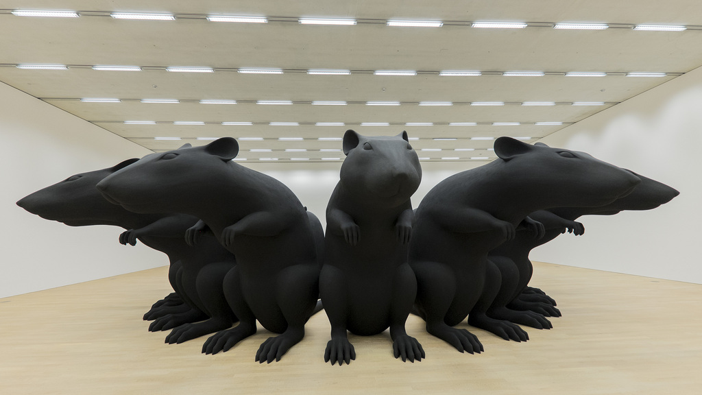 «Rat-King» (1993) von Katharina Fritsch.