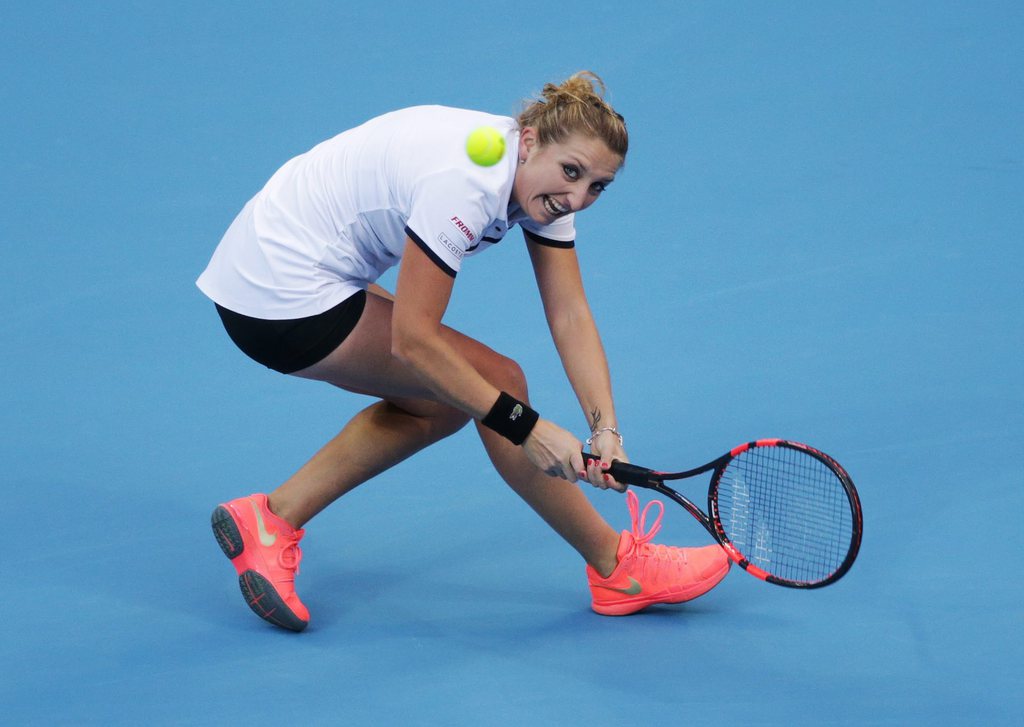 Sieg verschenkt: Timea Bacsinszky unterliegt im Final von Peking der Spanierin Garbine Muguruza trotz komfortabler Führung im ersten Satz.