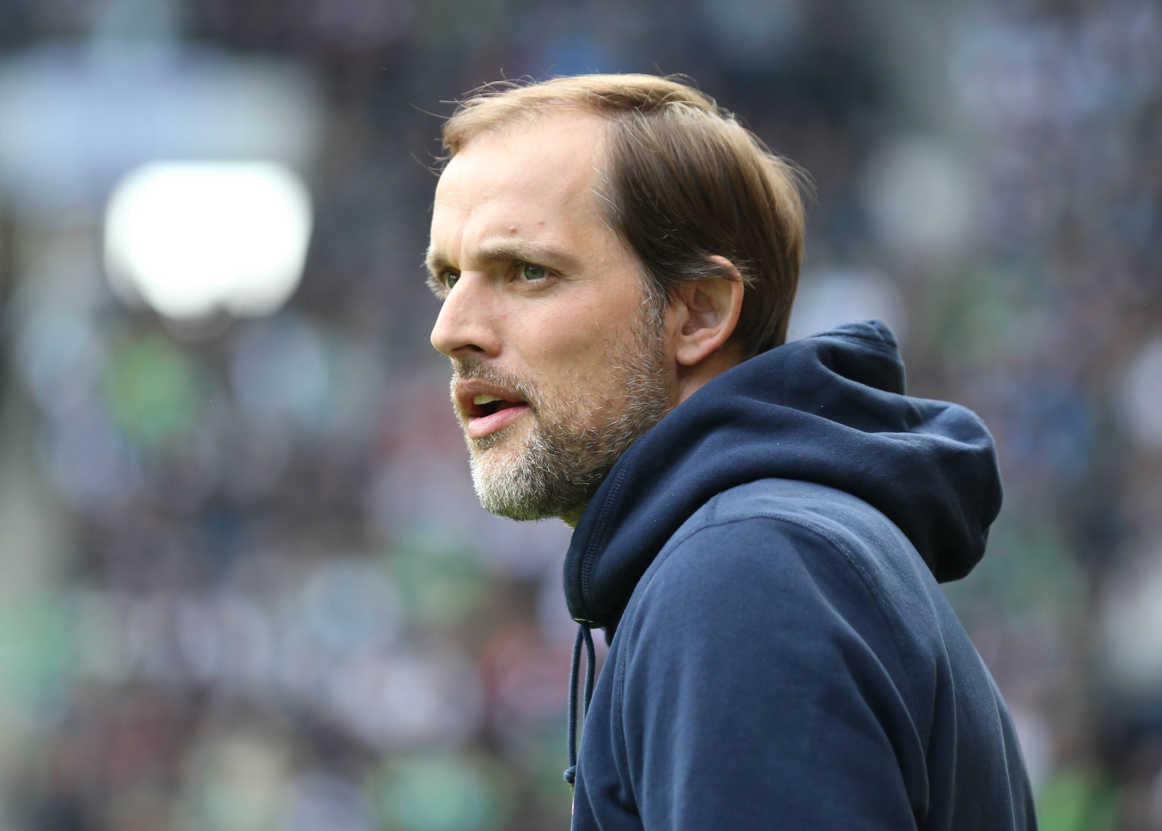 M�nchengladbach, Fussball M�nner, 1.Bundesliga ,Saison 2013/2104, Spieltag 33, Borussia M�nchengladbach vs 1.FSV Mainz 05, 03.05.2014, Borussia Park, M�nchengladbach, Thomas Tuchel, Trainer, FSV Mainz 05 Moenchengladbach Football Men 1 Bundesliga Season 2013 Matchday 33 Borussia Moenchengladbach vs 1 FSV Mainz 05 03 05 2014 Borussia Park Moenchengladbach Thomas Tuchel team manager FSV Mainz 05