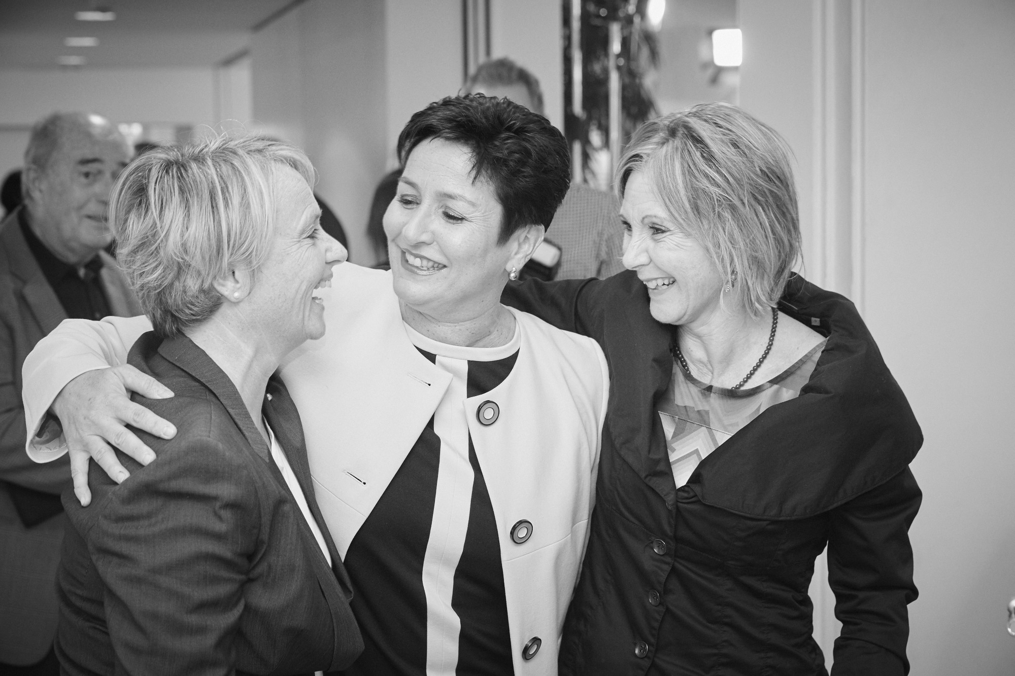 Drei glückliche Bisherige: Elisabeth Schneider-Schneiter (CVP), Daniela Schneeberger (FDP) und Maya Graf (Grüne). Das Stimmvolk wollte im Baselbiet keine personellen Änderungen im Nationalrat.