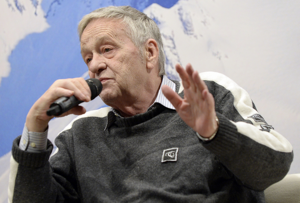 ABD0118_20151023 - S�LDEN - �STERREICH: FIS-Pr�sident Gianfranco Kasper am Freitag, 23. Oktober 2015, anl. des FIS Forum Alpinum in S�lden. Am kommenden Wochenende, 24.-25. Oktober 2015, findet der Ski-Weltcup-Auftakt mit zwei Riesentorl�ufen in S�lden statt. - FOTO: APA/HANS KLAUS TECHT