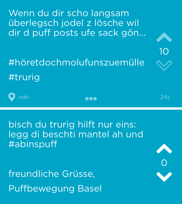 Trolle machen den ernsthaften Jodlern das Leben schwer.