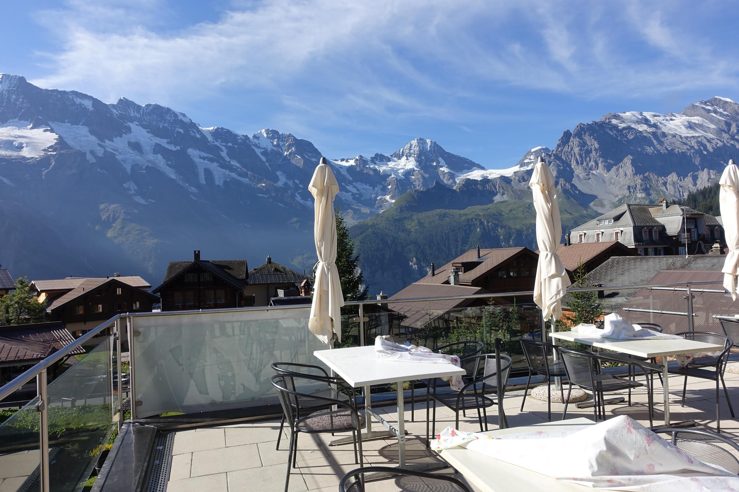 Blick vom Hotel Bellevue.