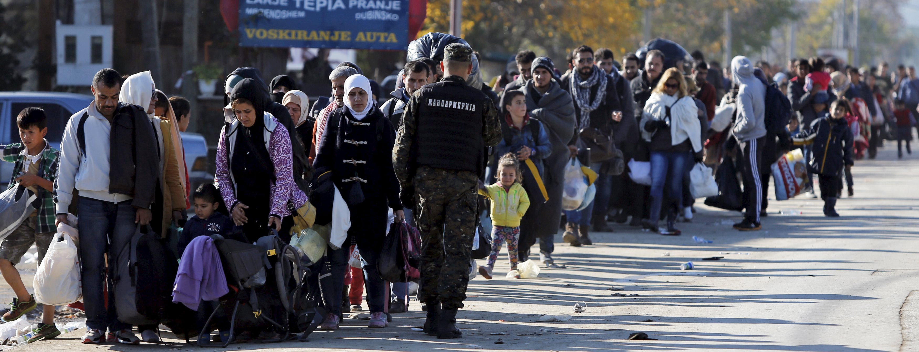&lt;p&gt;Migrants wait to enter a registration camp in Preshevo , Serbia October 25, 2015. Europe's chief executive Jean-Claude Juncker will on Sunday meet with leaders from central and eastern Europe to push for a coordinated response to the influx of refugees before winter sets in. Juncker, who heads the European Commission, has called leaders of Austria, Bulgaria, Croatia, Macedonia, Germany, Greece, Hungary, Romania, Serbia and Slovenia, plus refugee organizations involved, to attend the meeting in Brussels. REUTERS/Ognen Teofilovski&lt;/p&gt;