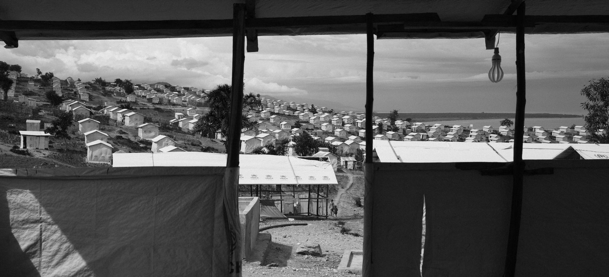 Das Flüchtlingslager in der Provinz Uvira in der Demokratischen Republik Kongo. 10'245 Personen sind hier untergebracht.