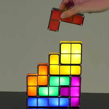 Die schicken Tetris Lampen