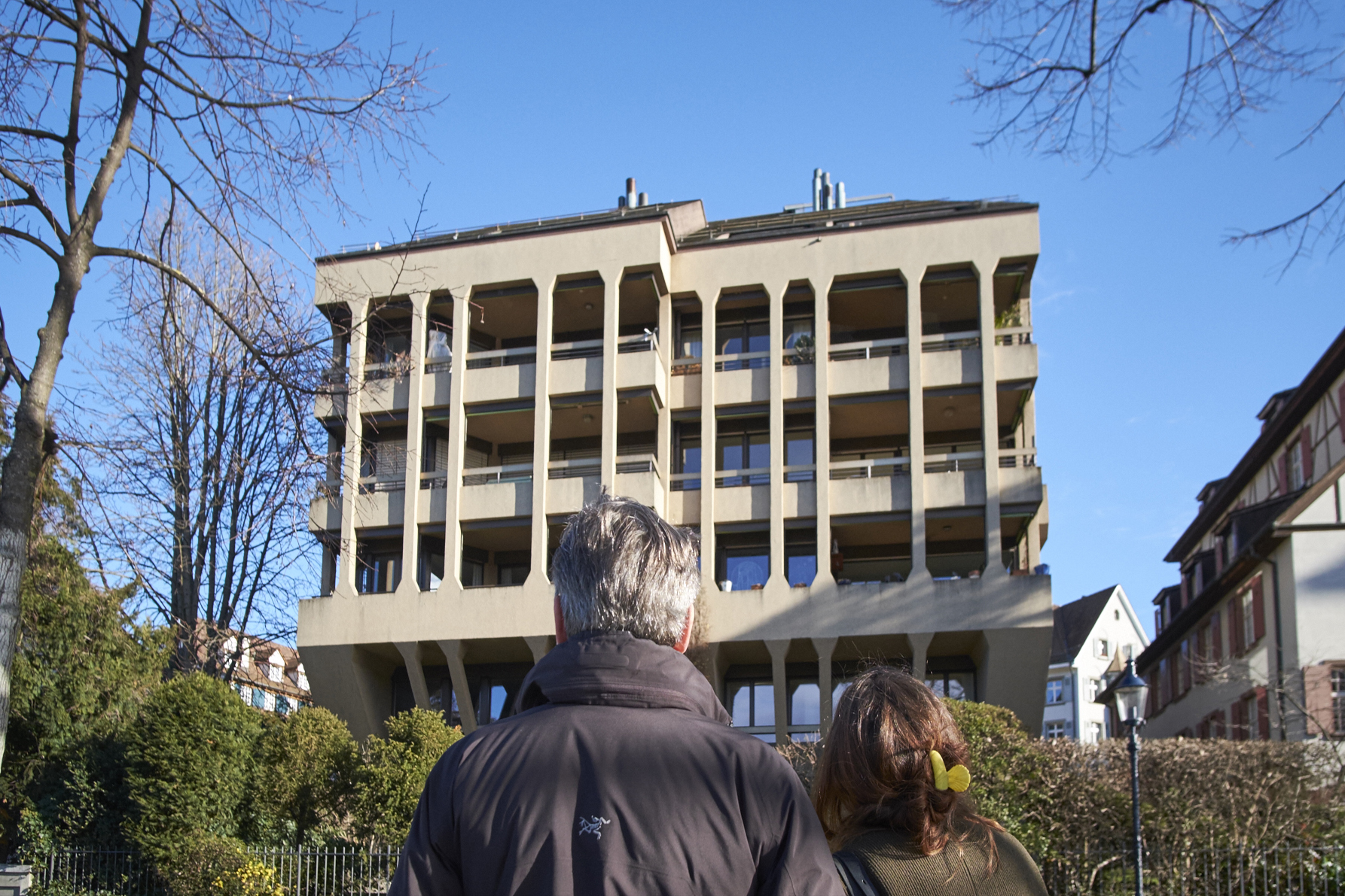 «Zu viele Hecken»: Wohnhaus am unteren Rheinweg.