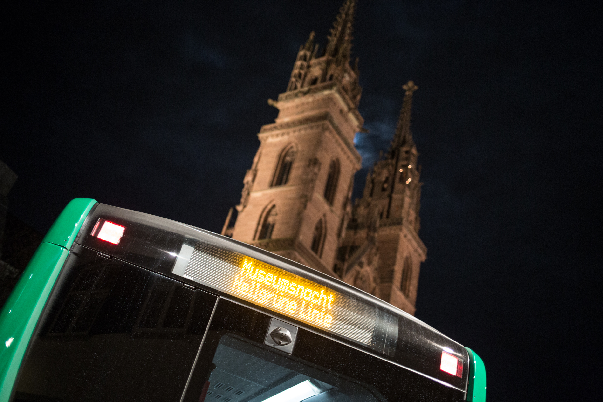 Verkehrsknotenpunkt auf dem Münsterplatz
