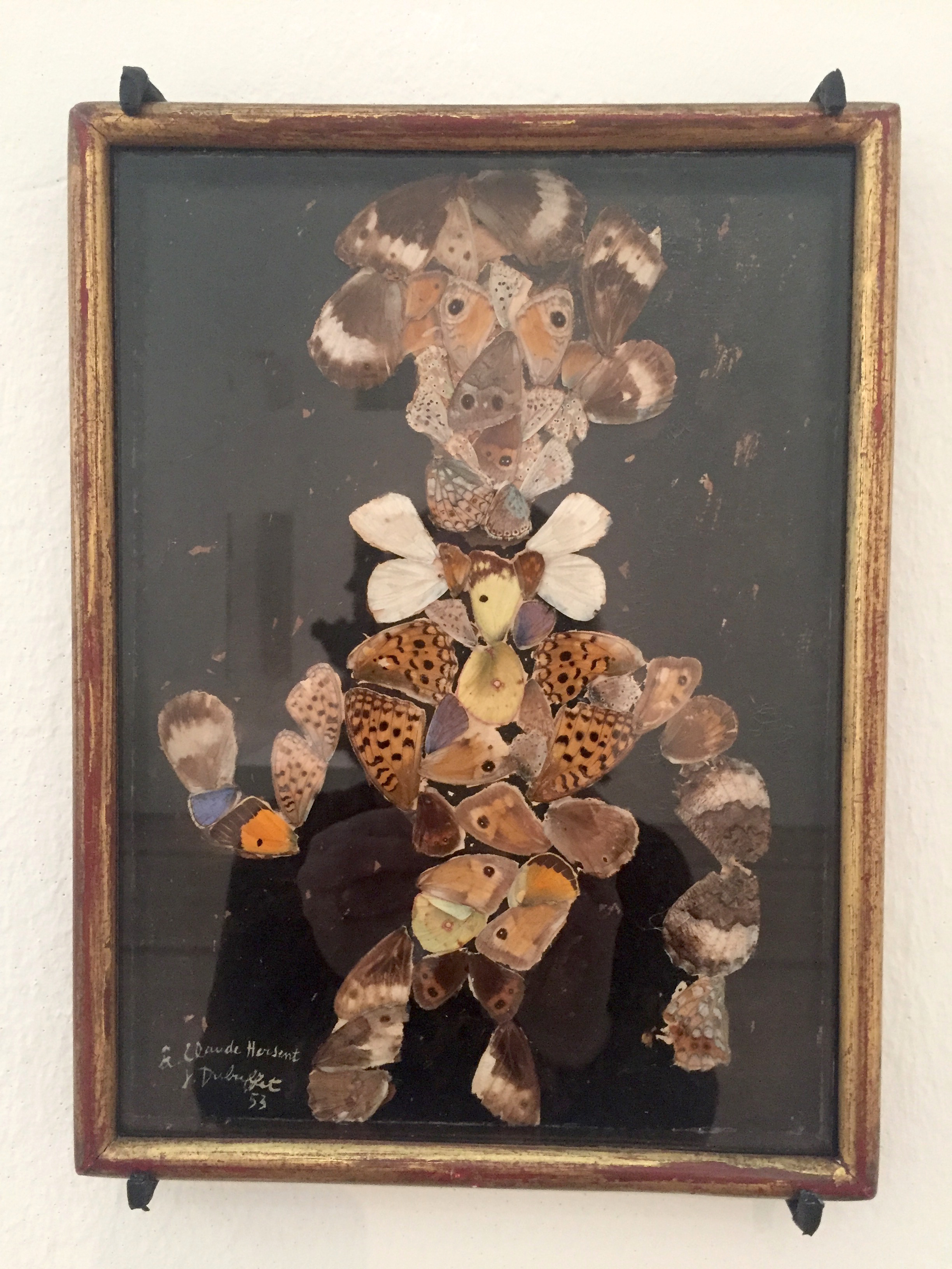 «Personnage en ailes de papillons», 1953.