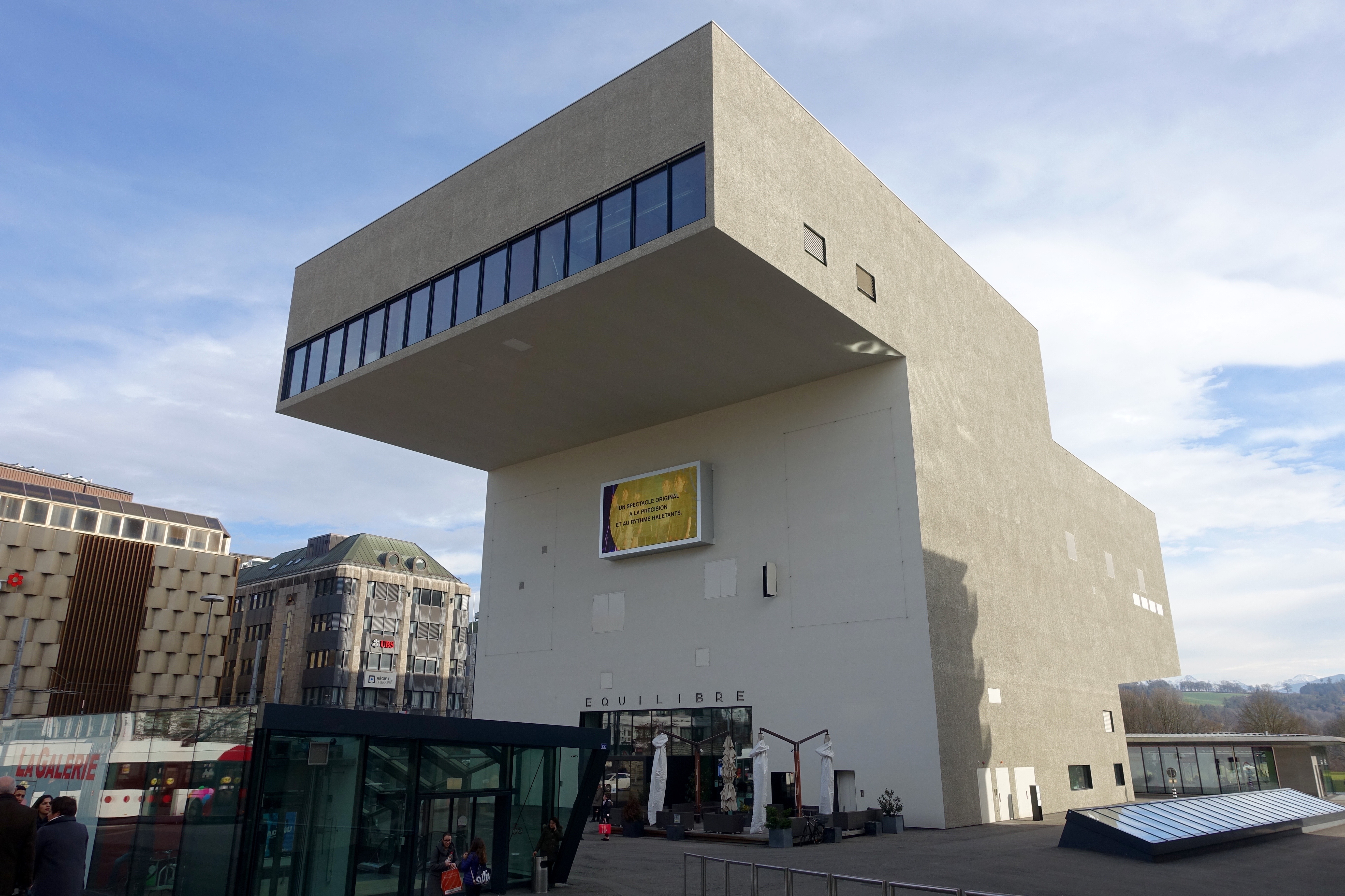Das Gastspielhaus Equilibre im Stadtzentrum.