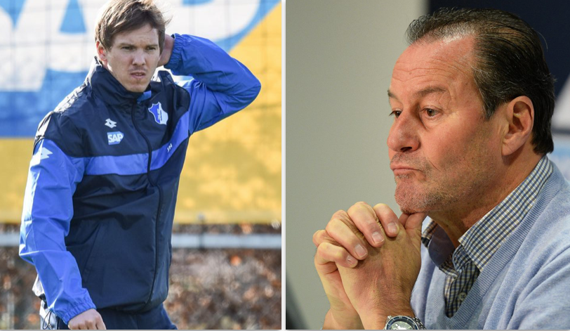Der Alte und der Junge: Der 28-jährige Julian Nagelsmann (links) soll schaffen, was der 62-jährige Fahrensmann Huub Stevens auch aus gesundehtlichen Gründen nicht geschafft hat und nicht mehr schaffen wollte.