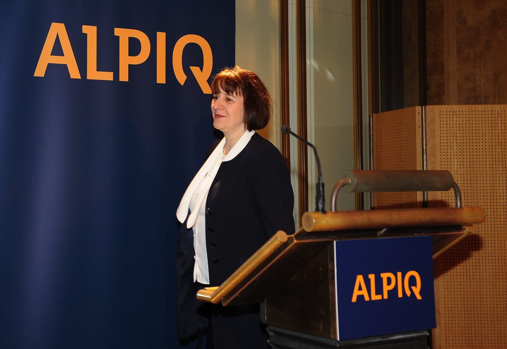 Jasmin Staiblin, CEO der Energiegruppe Alpiq muss für das vergangene Geschäftsjahr erneut einen Milliardenverlust kommunizieren. 