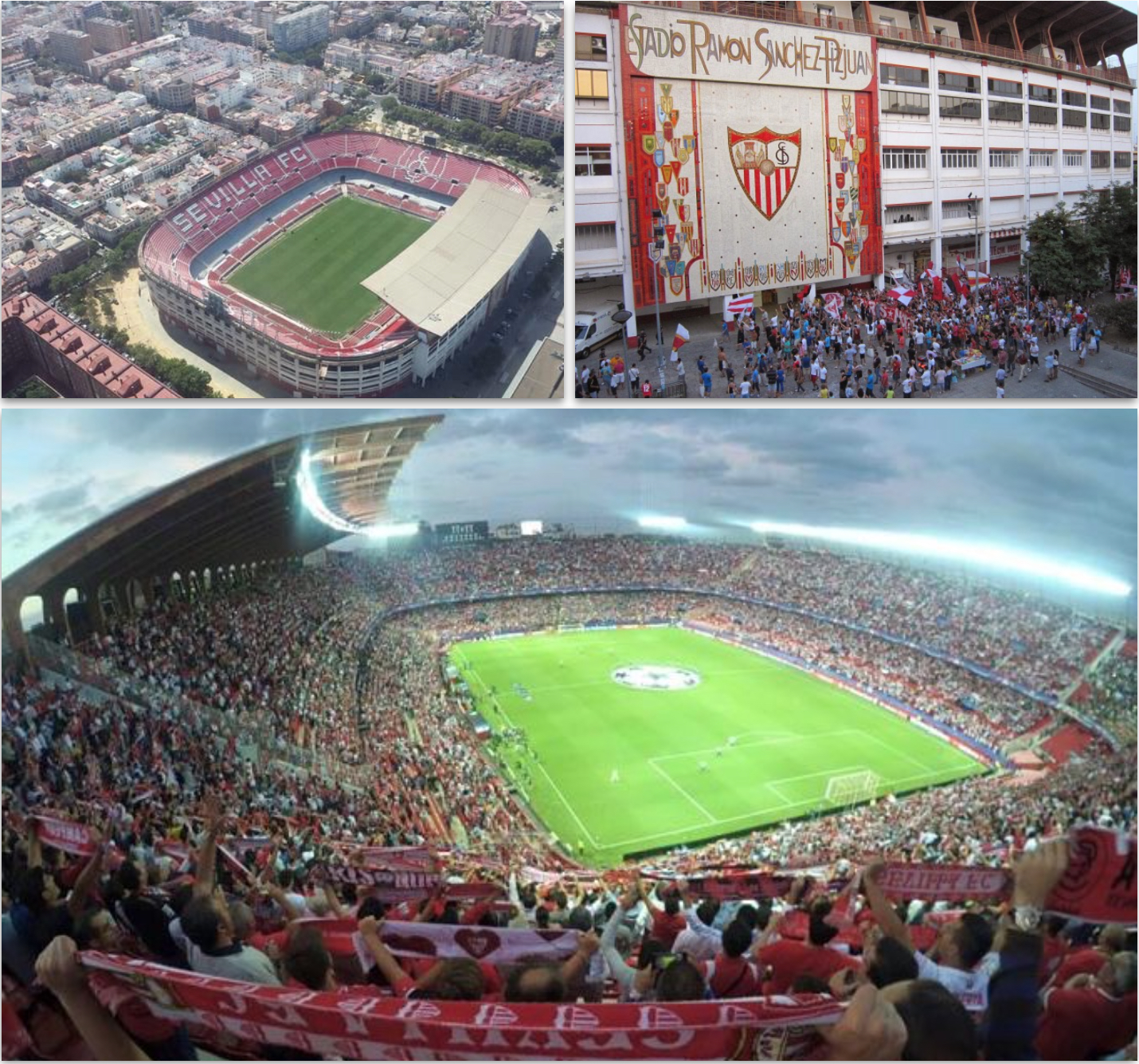 «Man fragt sich: Wo ist das Stadion? Und plötzlich steht man vor der Fassade» – FCB-Trainer Urs Fischer beeindruckt vom Estadio Ramón Sánchez Pizjuán in Sevilla, wo der FC Basel bestehen muss, will er der Europa League fortkommen.