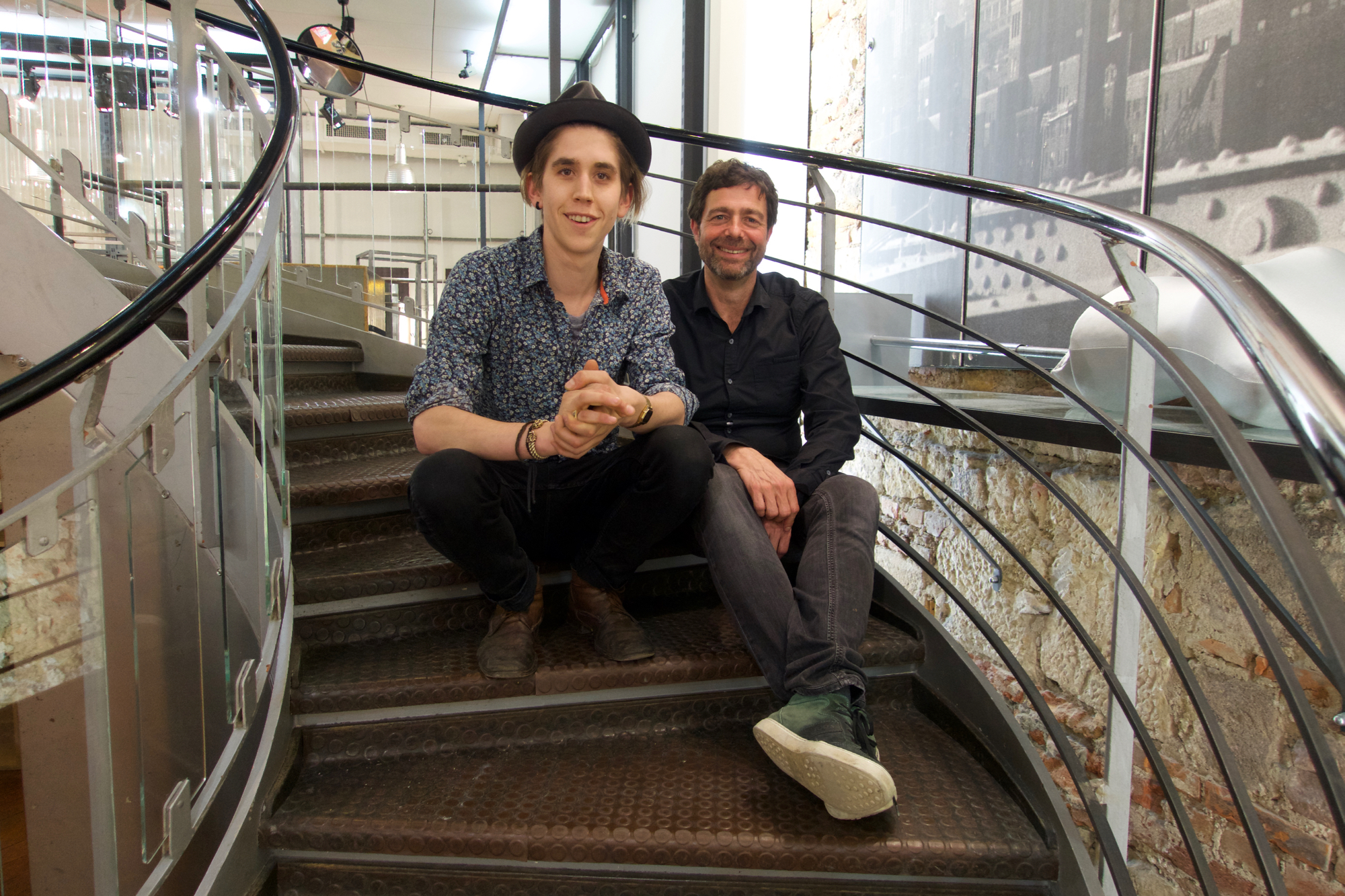 Die Macher der neuen Spira-Pop-Store-Plattform: Gastronom Elias Buess und Ladenbesitzer François Spira