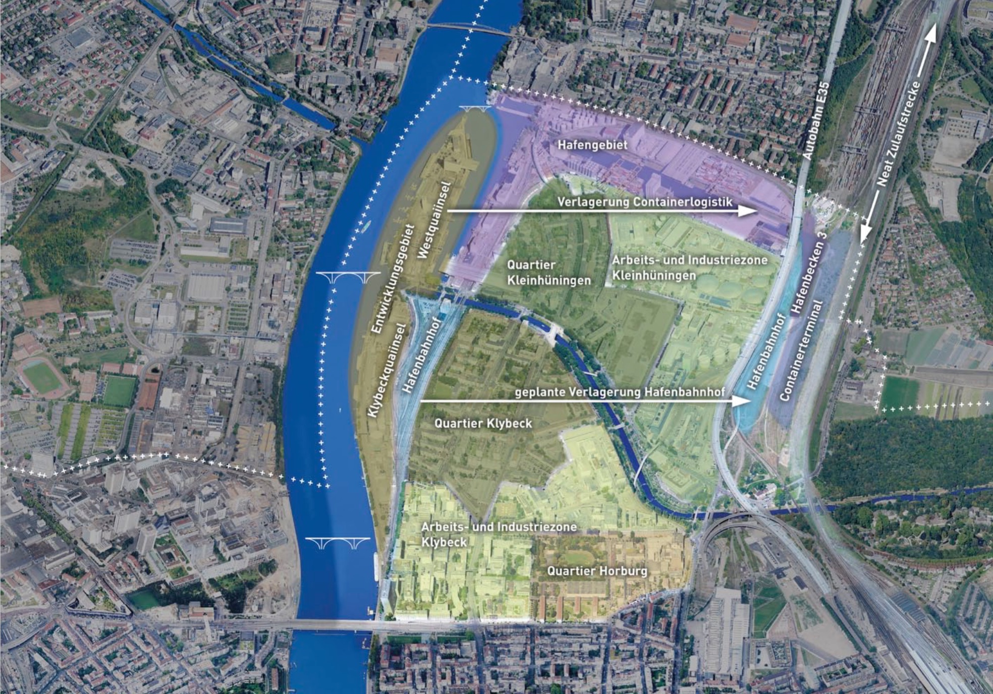Die Bevölkerung der umliegenden Quartiere weiss über den Projektplan Hafenentwicklung wenig Bescheid.