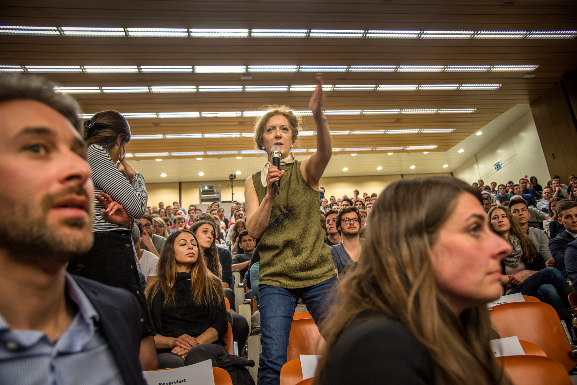Podiumsdiskussion Universität Basel, 15. April 2016, mit Joseph Blatter