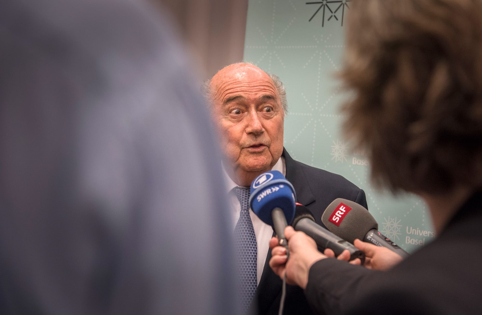 Podiumsdiskussion Universität Basel, 15. April 2016, mit Joseph Blatter