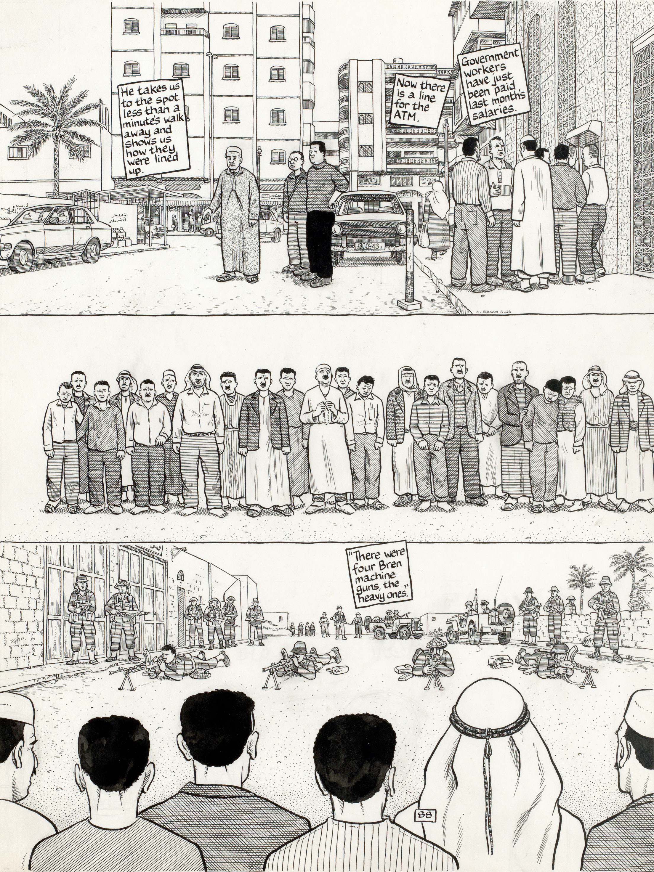 Joe Sacco, Gaza