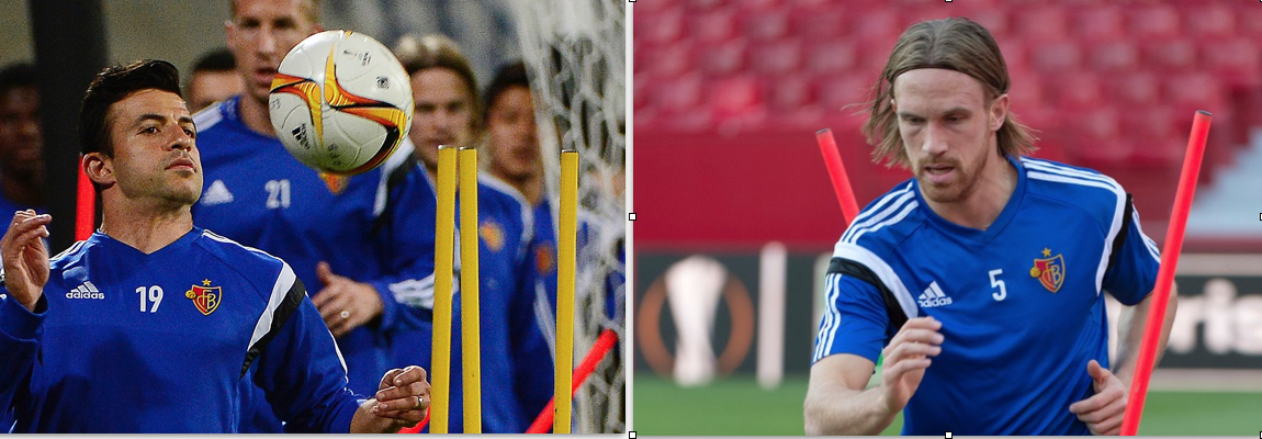 Behrang Safari Michael Lang (rechts) FC Basel 2015/16