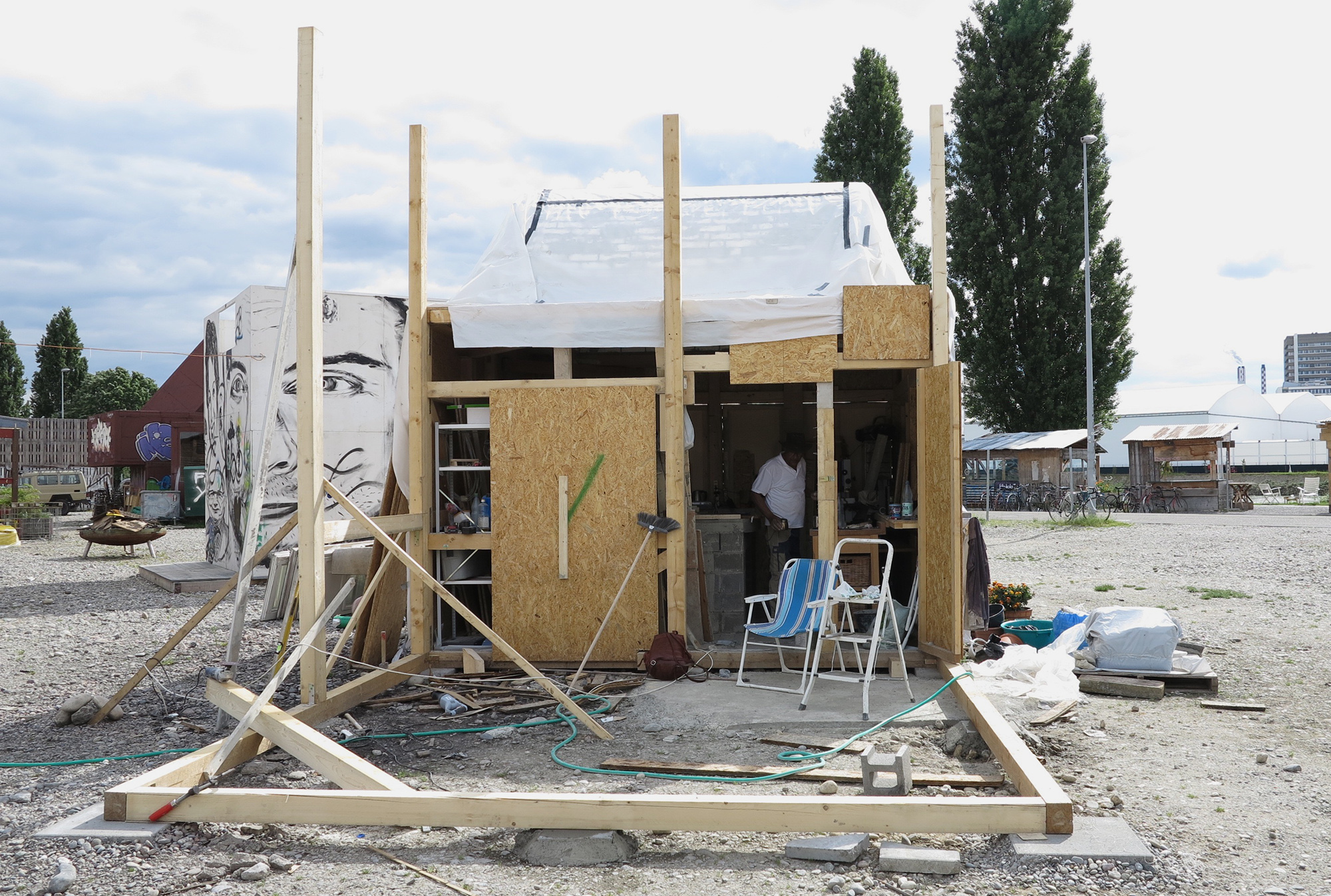 Und das wird das ägyptische Kulturhaus - Eröffnung im Juli.