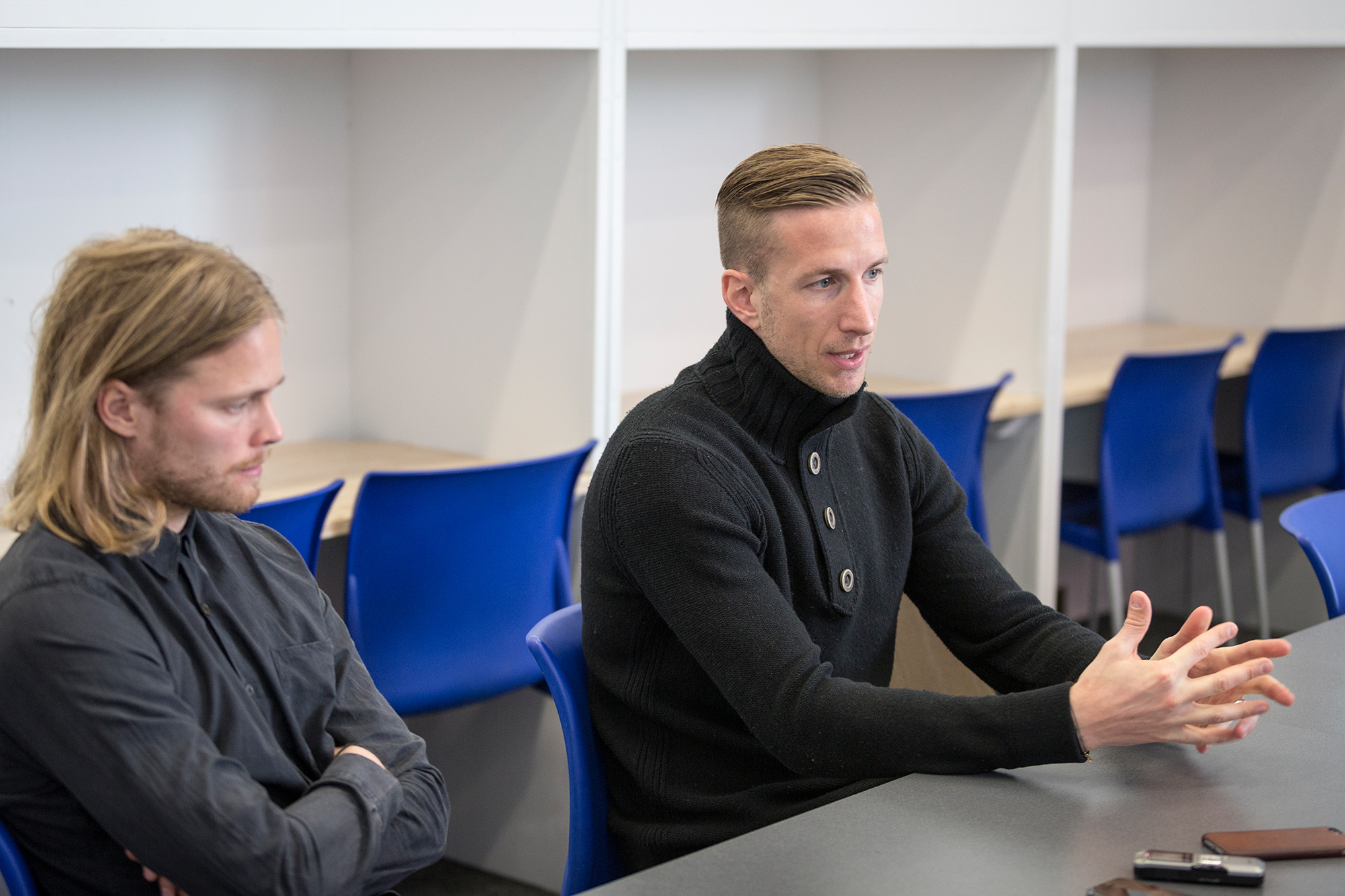 Marc Janko und Birkir Bjarnason, FC Basel, Mai 2016