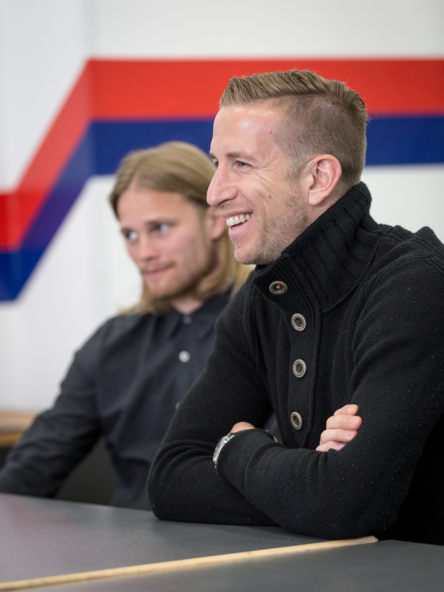 Marc Janko und Birkir Bjarnason, FC Basel, Mai 2016