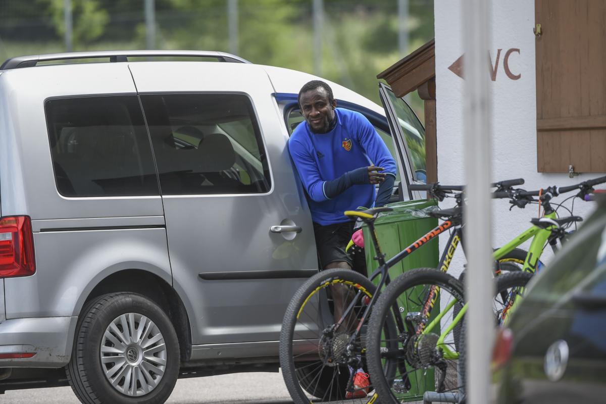 28.06.2016; Rottach-Egern; Fussball Super League - Training FC Basel; Seydou Doumbia (Basel) (Andy Mueller/freshfocus)