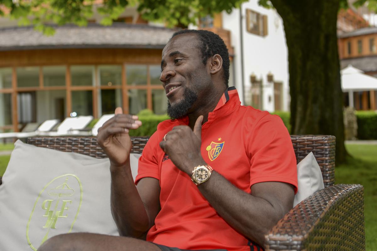 29.06.2016; Rottach-Egern; Fussball Super League - Training FC Basel; Seydou Doumbia (Basel) (Andy Mueller/freshfocus)