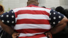 35 Prozent der Männer in den USA haben einem Body-Mass-Index von 30 oder mehr, das heisst, sie gelten als fettleibig. (Symbo